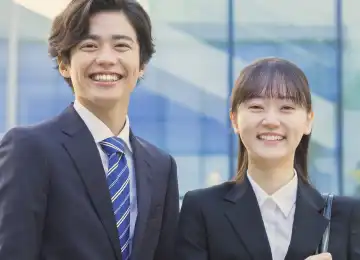 笑顔のリクルーターの画像